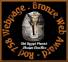 Old Egypt Planet  "Bronze Web Award"