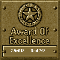Texas Precancel Club Award of Excellence 