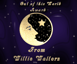 Willie Walters *Out of this World Award"