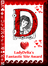 Lady Delia "Fantastic Home Page Award"