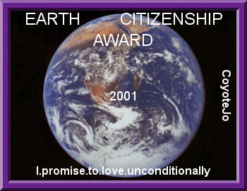 Earth Citizenship Award by CoyoteJo