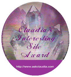 Claudia's Interesting Site Award