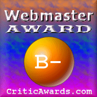 CriticAwards "Webmaster Award"