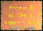Albert's Web "Premio @ de Oro"