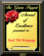 The Game Puppet "Award of Excellence"