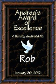 Andrea's Award of Excellence