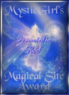 Mystic Girl's Magical Site Award