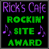 Rick's cafe Rockin' Site Award
