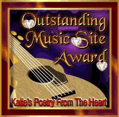 Kates Poetry From The Heart "Outstanding Music Site Award"