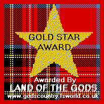 Land Of The Gods "Gold Star Award"