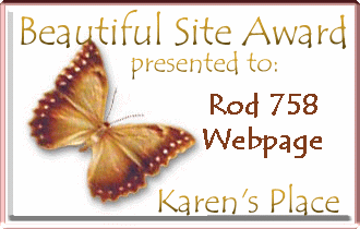 Karen's Place "Beautiful Site Award"