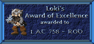 Loki's Award of Excellence