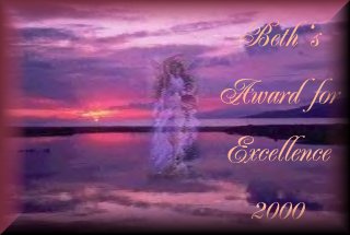 Beth's Award for Excellence!