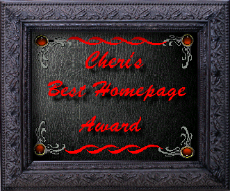 "Cheri's Best Homepage Award"