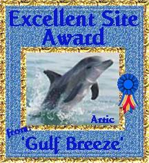 "Gulf Breeze" Excellent Site Award