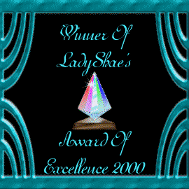 LadyShae's Award of Excellence