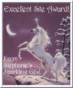 Stephanie's Soarkling Gifs "Excellent Site Award"!