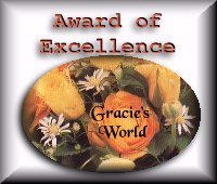 Gracie's World  Award of Excellance 