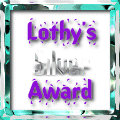 "I have won Lothy's Silver Award for Web Site Excellence"
