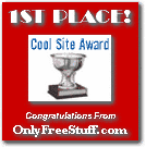 Only FREE Stuff WEB EXCELLENCE Award 