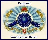 'Paxsites Award of Excellence' 