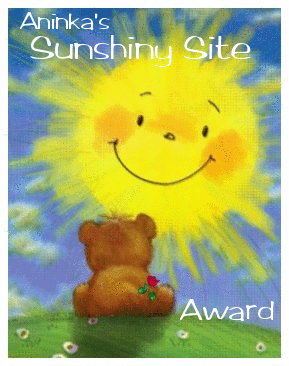 Aninka's Sunshiny Site Award