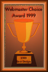 Webmaster Choice Award  1999