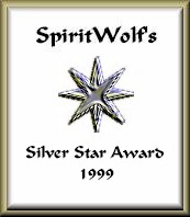 SpiritWolf's Silver Star Award