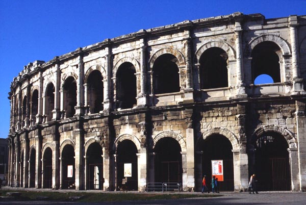 Nimes,France,Theatres,Amphitheatres,Stadiums,Odeons,Ancient,Greek,Roman