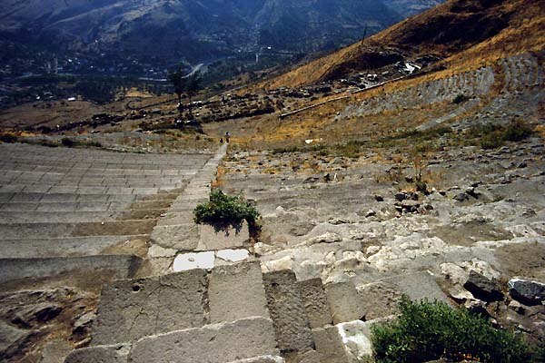 Pergamo Bergama Turkey Theatres Amphitheatres Stadiums Odeons Ancient Greek Roman World Teatri