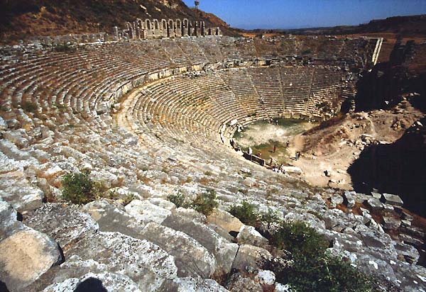 Perge,Turkey,Theatres,Amphitheatres,Stadiums,Odeons,Ancient,Greek,Roman