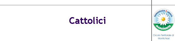 Cattolici