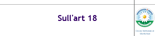 Sull'art 18