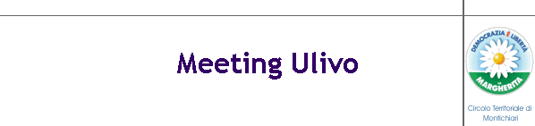Meeting Ulivo