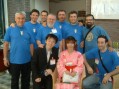 Foto di gruppo con i primi classificati, Masato Chiba e Mai Hatsune