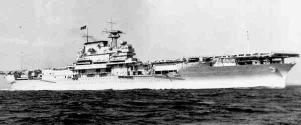 La portaerei Yorktown CV5