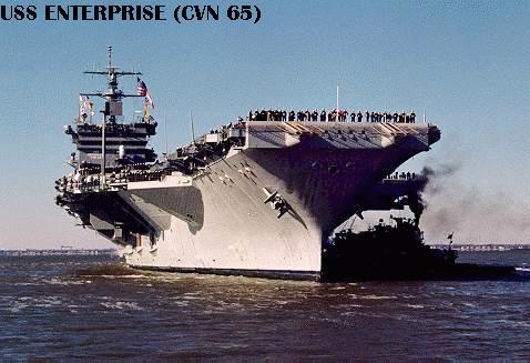 Enterprise Aircraft Carrier on Aircraft Carrier Uss Enterprise Cvn 65
