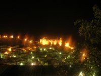 panorama notturno di Muro Lucano