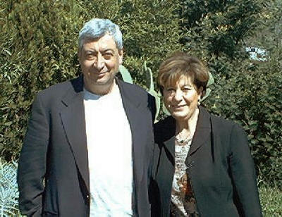 Ernesto con sua moglie Franca