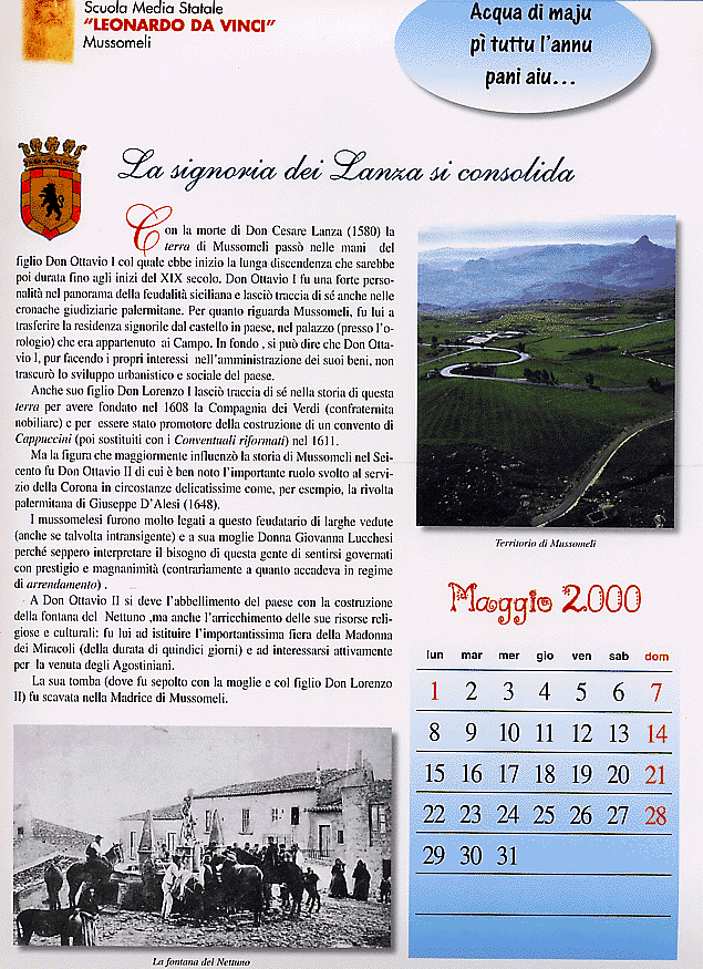 Calendario 2000: Maggio