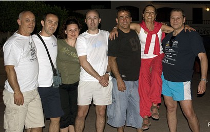 da sinistra: Francesco, Aldo, Alda, Ettore, Albe, Tiziana, Alberto