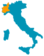 la regione Piemonte rispetto all'Italia