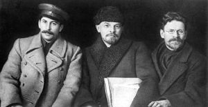 da sx Stalin Lenin Trotzky
