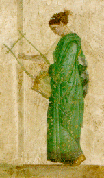 dipinto dell' epoca di una
donna dell' antica Roma