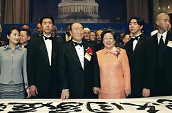 Rev. Moon's family working for world peace