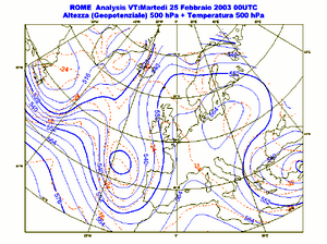 Analisi a 500 hPa