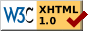 XHTML 1.0 Valido
