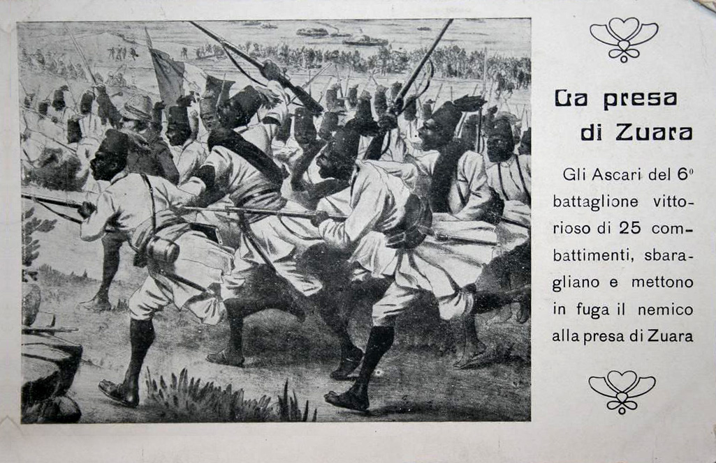 Ascari Eritrea - La presa di Zuara - 1912