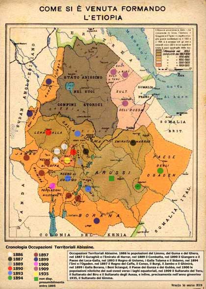 L' Abissinia e l'Impero d'Etiopia.
