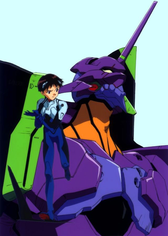 Shinji e l'EVA